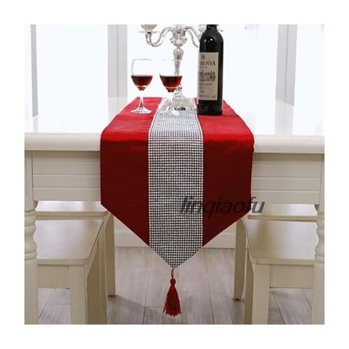 Table runner coffee table cloth table decoration table runner, European style fashion modern simple table mat table runner