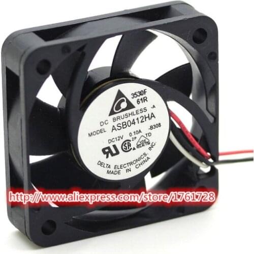 Brand new and original 4cm south bridge fan ASB0412HA 12V 0.1A 3wires