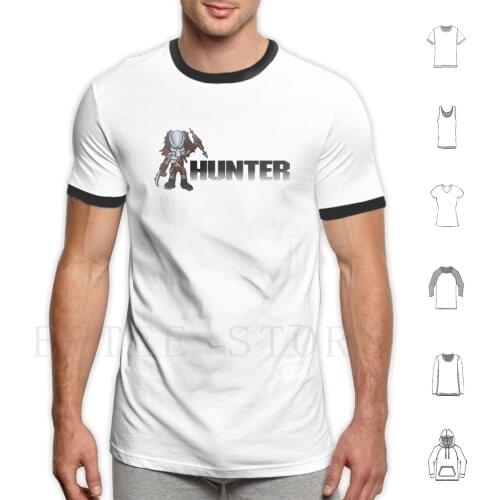The Hunter T Shirt DIY Big Size 100% Cotton Yautja Sci Fi