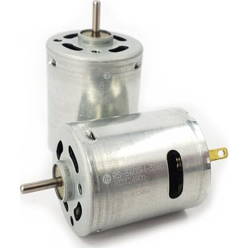Precision 360SH-3560 DC Motor Powerful Torque DC 9V 19000RPM Micro DC Motors For Massager Water Pump Motor DIY Boats Cars Model