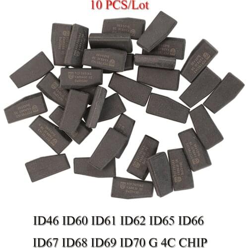 Kutery 10PCS/Lot Remote Car Key Chip ID46 ID60 ID61 ID62 ID65 ID66 ID67 ID68 ID69 ID70 G 4C Chip Replacement Locksmith Tool