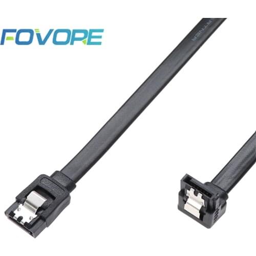 SATA 3.0 III SATA3 6Gb / s SSD Hard Drive Data Direct / Right Angle Cable Professional Factory Price Drop Shipping