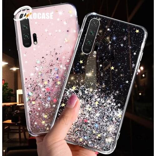 Soft Transparent TPU Phone Case For Huawei Mate 30 20 10 Pro P30 P20 Lite Honor 10i 20i 10 8C 8X 9X Pro P Smart 2019 Bling Cover