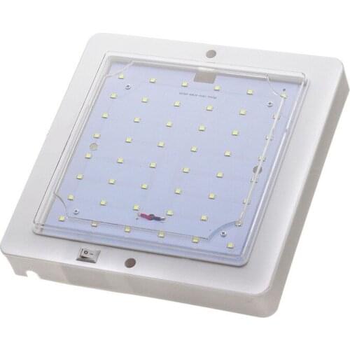 RV LED Interior Roof Light For Caravan Motorhome Camper Van Boat 10W 6000K White