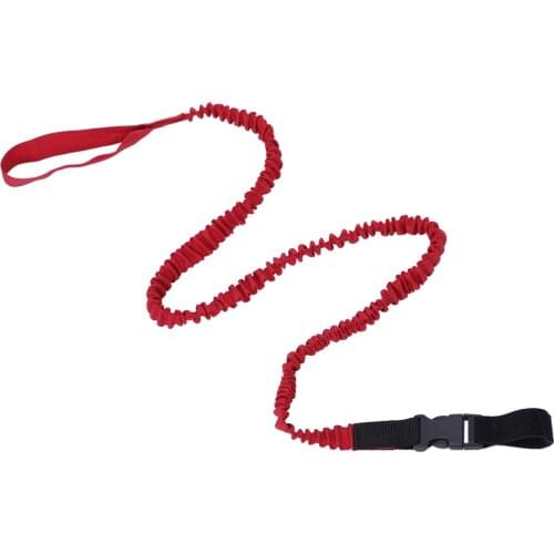 Premium Kayak Paddle Leash Nylon Coiled Tether Fishing Pole Rod Safety Stretchable Holder Rope Oars Secure Cord Accessories