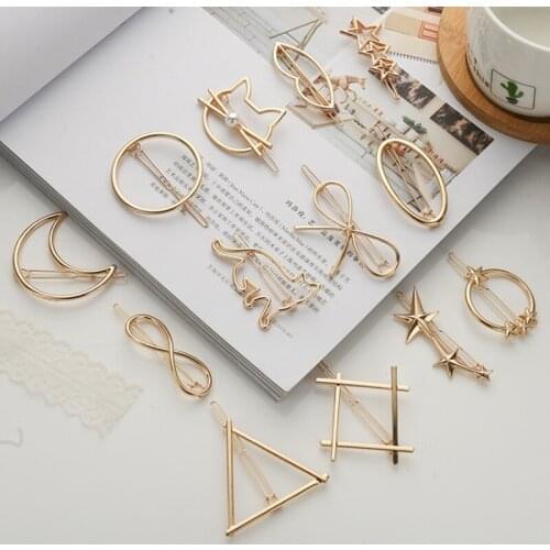 Butterfly Hair Clip A Variety of Womens Fashion Trends Hair Accessories Lightweight Alloy Side Clip Gold-plated Hair