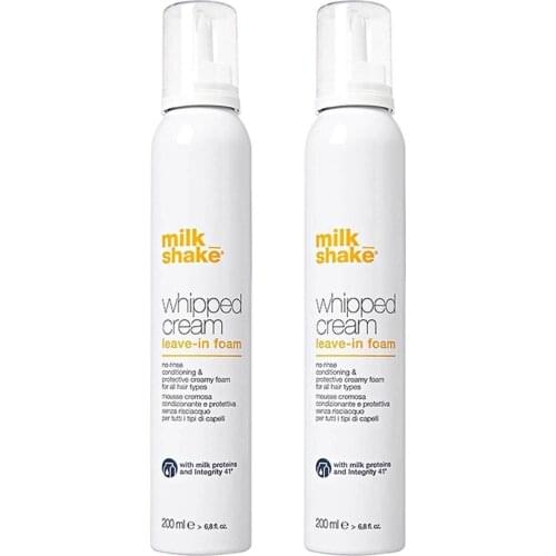 Milkshake Moisturizing And Protective Hair Cream Foam 200 ml 2 pcs