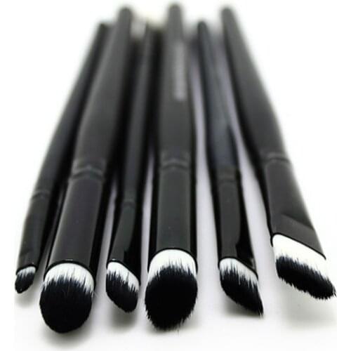 MANAGE Professional 6 Pcs Makeup Eye shadow Nose Shadow Smudge Brush Set Cosmetic Tool Kits
