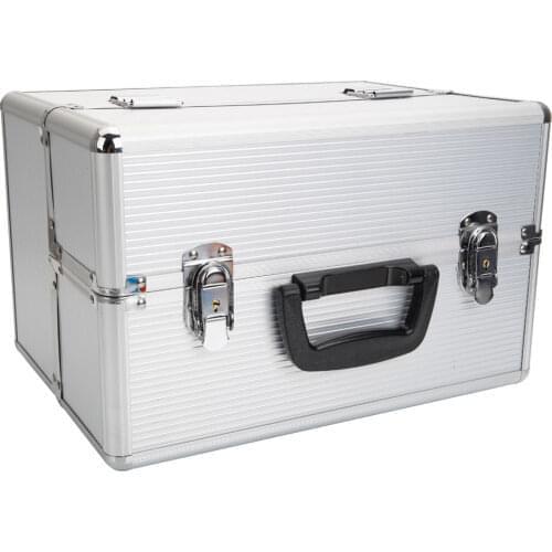Aluminum Cosmetic Case household portable with keys white 190813320