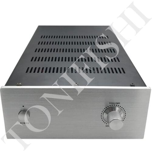 Audiophile 2.0 home front and rear pole combination HiFi tube preamplifier 30W*2, LM1875 classic vocal amplifier