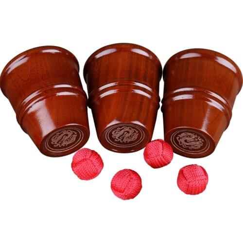 Wooden Cups and Balls - Stage Magic, Magic Trick