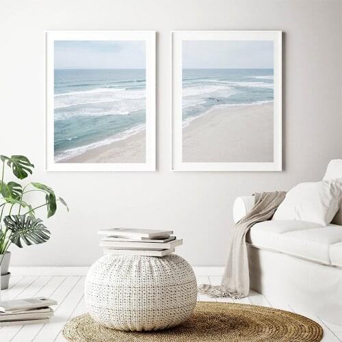 Ocean Wave Landscapes Canvas Painting Seascape Nordic Posters and Prints Home Decoration Living Room Wall Art Pictures Unframed