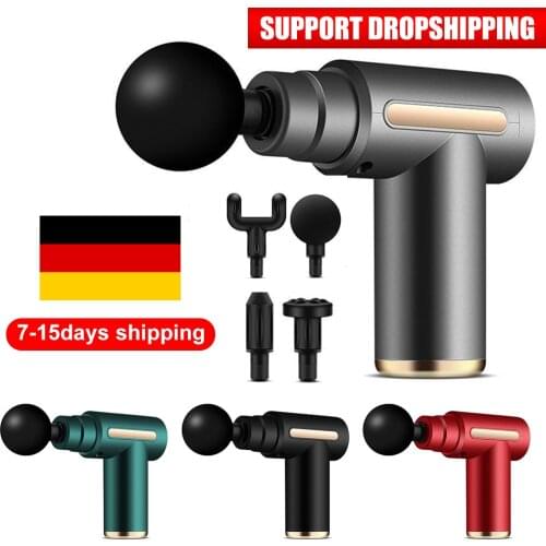 Mini Massage Gun High Frequency Muscle Tissue Pain Relief Tension Exercise Body Back Massager Gun Portable Fitness Equipment