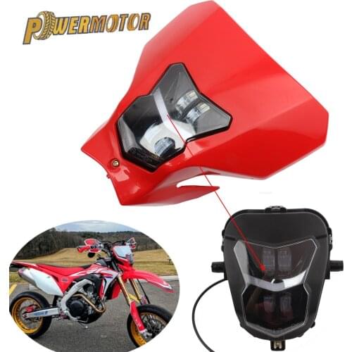 Motorcycle New LED Headlight Waterproof Plug Head Light For Honda CRF450L CRF450XR CRF 450L 450XR 450 L XR 2019 2020