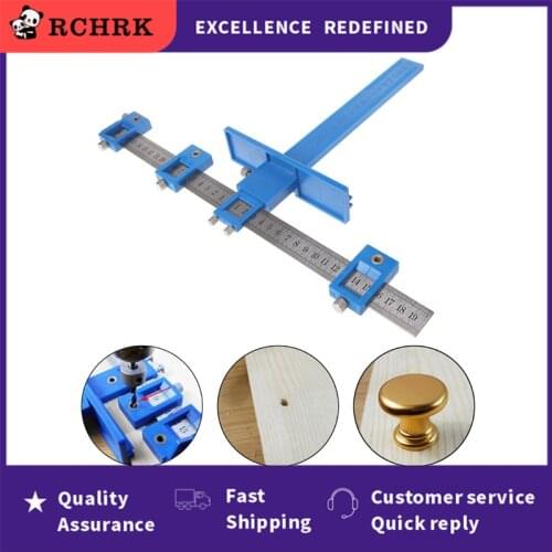 Drill Guide Sleeve Cabinet Hardware Jig Drawer Pull Wood Drilling Dowelling Hole Jig Furniture Punching Tool True Position Tools