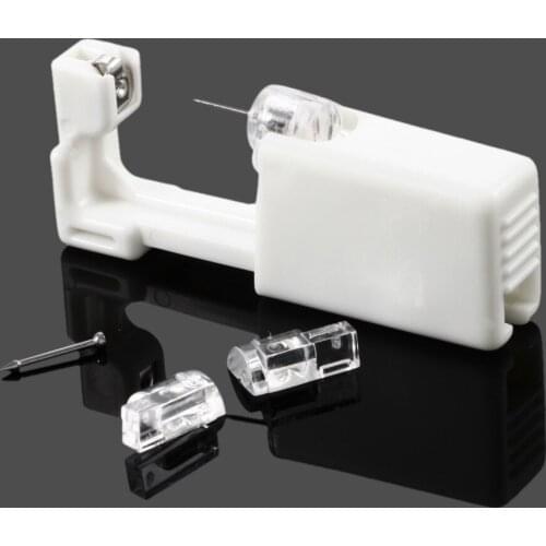 1PC Disposable Ear Piercing Unit Cartilage Tragus Helix Piercing Gun NO PAIN Piercer Tool Machine Kit Stud Choose Design