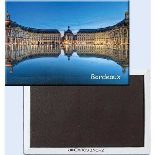 Place-De-La-Bourse-In-Bordeaux-France Travel Rigid Fridge Magnets 20819