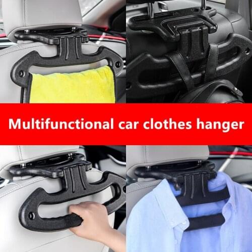Durable Car Clothes Hanger 180 Degree Rotation Automobiles Coat Storage Holder Safe Handrail Multifunction Auto Supplies