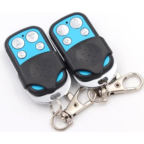 Portable Wireless 433.92 Mhz Remote Control Copy Code Remote 4 Channel Electric Cloning Gate Garage Door Auto Keychain