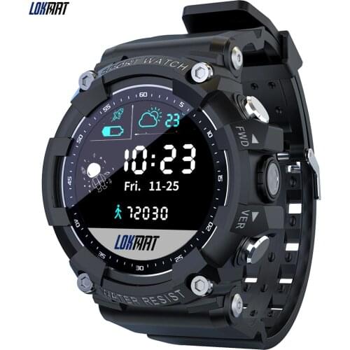 New Smart Watches LOKMAT ATTACK 2 Smartwatches Men Full Touch Screen Heart Rate Monitor Sport Bluetooth Fitness Tracker Dropship