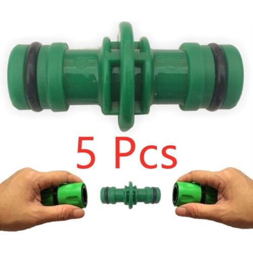 5 Pcs Quickly Connector Wash Water Tube Connectors Joiner Repair Coupling 1/2' Garden Hose Fittings Pipe Connector Homebrew