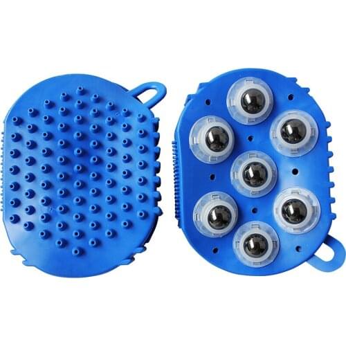 Health Care Handheld tools 360 Degree Rotation 7pieces Magnetic Beads Mini Body Massage Brush Steel Ball Massager Slimming