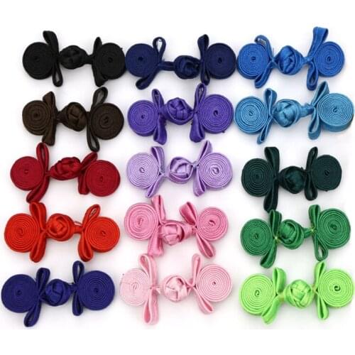 10 Pairs Vintage Chinese Handmade Cheongsam Buttons Knot Fastener Closures DIY Handcraft National Style Clothing Accessories