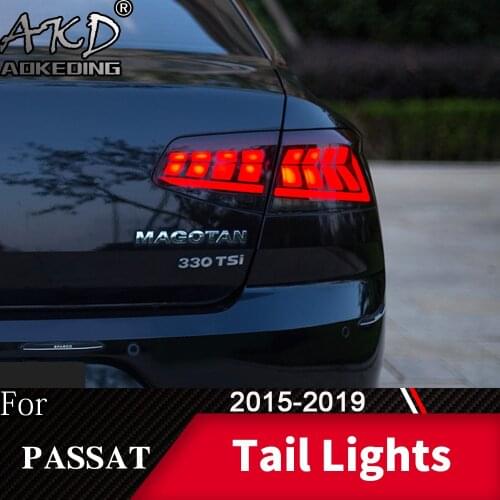 Tail Lamp For VW Passat B8 2015-2019 Passat LED Tail Lights Fog Lights Daytime Running Lights DRL Tuning Cars Car Accessories