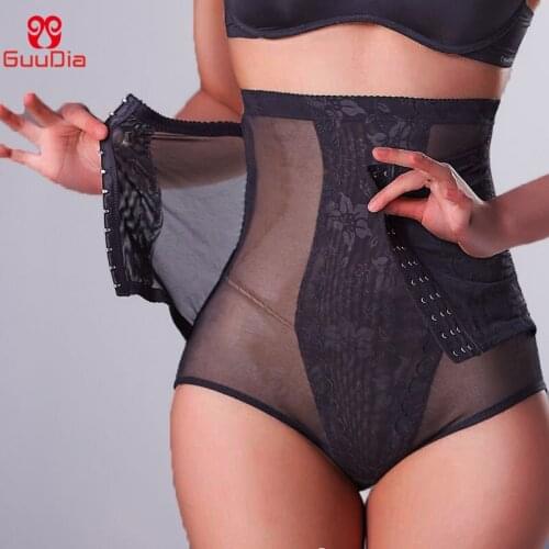 GUUDIA Women Body Shaper Panties Summer Mesh Breathable Shapers Easy Bathroom Tummy Control Shapewear Back Open Shaper Panty