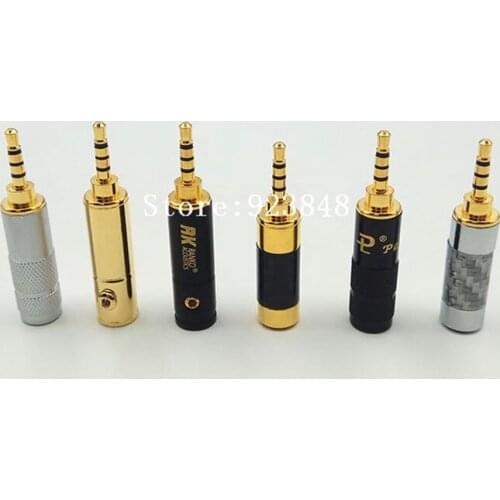 2.5mm balance plug 4 pole earphone plug 2pcs