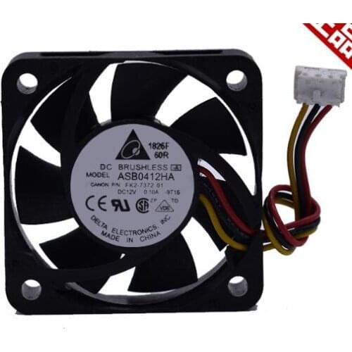 Delta Electronics ASB0412HA 9T16 DC 12V 0.10A 40x40x10mm 3-wire Server Cooling Fan