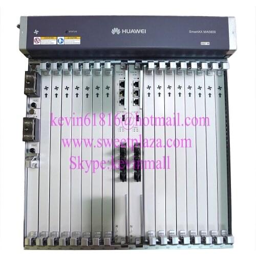 Hua wei MA5800-X15 OLT 19 inch chassis Optical Line Terminal with 2*10G control board MPLA,2*PILA power board without pon board