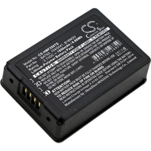 Cameron Sino 1800mAh battery for CLEAR-COM FreeSpeak II 104G041 16NOV BAT60 for HME FreeSpeak II 1.9GHz 2.4GHz beltpacks