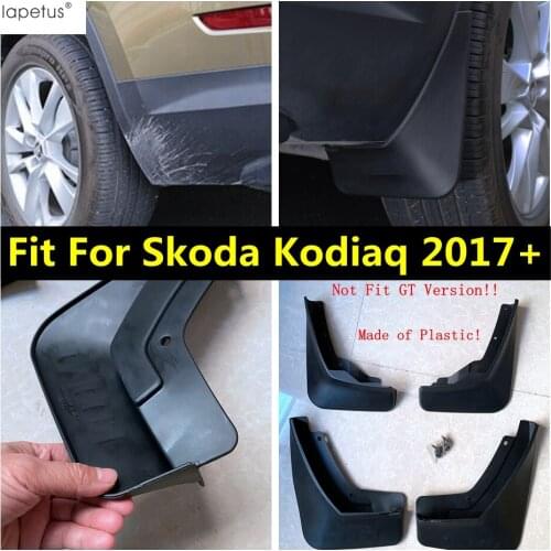 Accessories For Skoda Kodiaq 2017 - 2020 Splash Guards Mud Flap Mudguards Fender Plastic Protective Cover Kit Trim Set