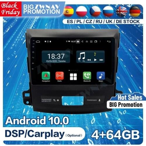 Android For MITSUBISHI Outlander Sport For Citroen C-crosser For Peugeot 4007 Audio Stereo Multimedia Radio Receiver Head Unit