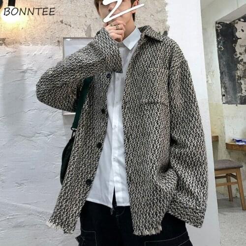 BONNTEE Mens Fur Coats