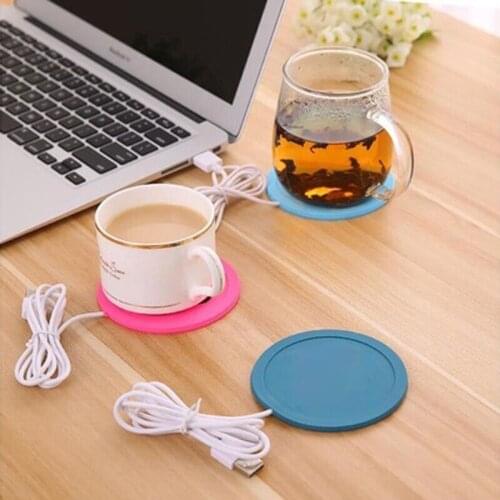 Hot Sale USB Power Suply Office Tea Coffee Cup Mug Mats Pads Warmer Heating Cup Mat Pad Coaster