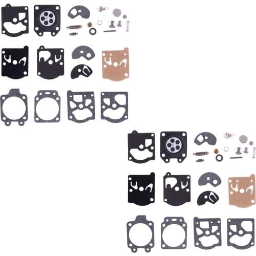 2Set Carburetor Carburettor Carb Repair Rebuild Kit Diaphragm Gasket Fit for Mcculloch 335 435 440 Chainsaw 530 06 98-26