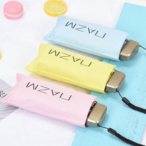 Pocket Sun Umbrella Mini Umbrella Sun Protection Ultraviolet Protection Parasol Windproof Light Folding Portable Umbrellas