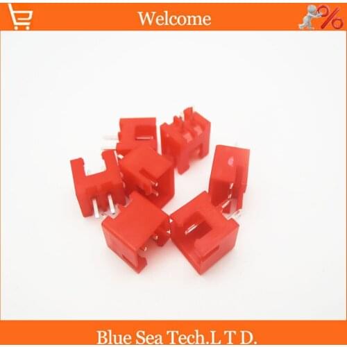 200pcs Red 2 Pin male Connector plug, 2.54mm XH-2P connector Kits for PCB/Automotive/electronic circuit ect