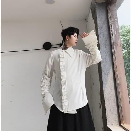 Irregular jacket men casual clothes mens jackets and coats jaqueta masculina chaqueta hombre casaco autumn singer stage