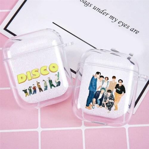 Cute Kpop Korean DYNAMITE Clear Headphone Case For Apple Airpods 1/2 Shockproof Silicone Protection Earphone Cover Accessories