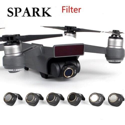 Filter lens Kit For DJI Spark Lens Filters MCUV/ND4/ND8/ND16/ND32/CPL Filter Drone gimbal RC Accessories For DJI Spark Lens