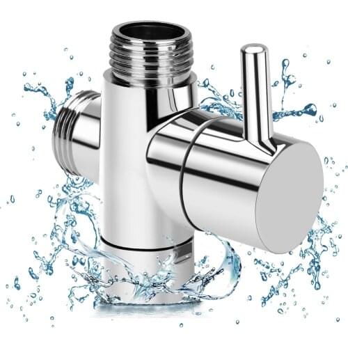 Head faucet Bathroom Accessories 3 Way Shower Head Diverter Valve G1/2 Three Function Switch Adapter Connector