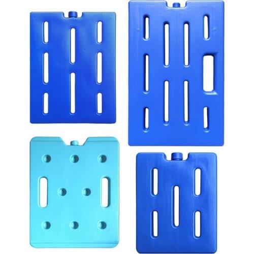 Ice Water Filled Box Cool Cooler Recyclable Blue Fresh Keeping Slim Ice Pack Freezer HDPE Food Refrigeration Water Injection Box