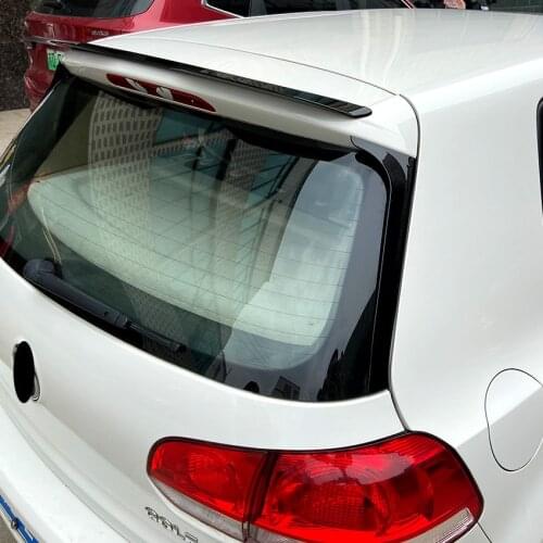 Applied to Volkswagen 6 Gti r Golf Mk6 Max Tail Top Spoiler Fixed Wing Modification