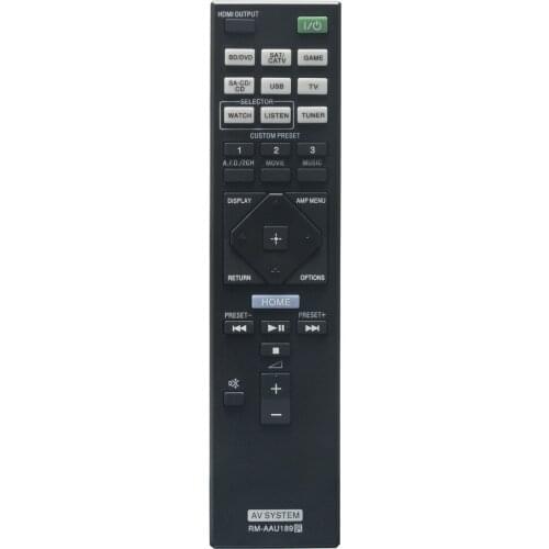 RM-AAU189 Replace Remote Control For Sony RMAAU189 149270611 1-492-706-11 STR-DN850 STR-DN1050 STR-DN1005D AV Receiver