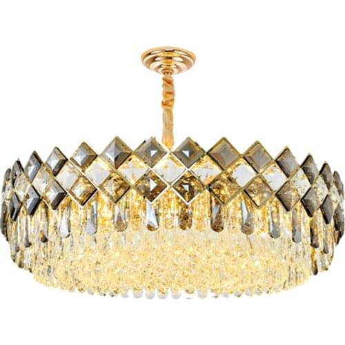 Ivanovwa Modern LED Chandeliers Luxury Foyer Bedroom Dining Room K9 Crystal Suspension Lamp Hotel Home Decor Lighting Fixture