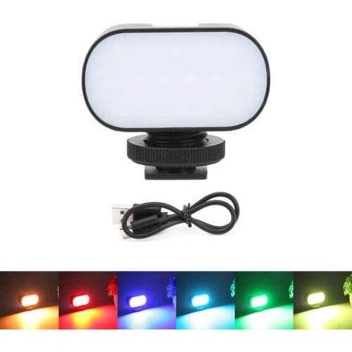 ST15RGB LED Video Camera Light 3200k-6500K Dimmable Studio Lamp Vlog Fill Light RGB Color Filter Softbox Diffuser
