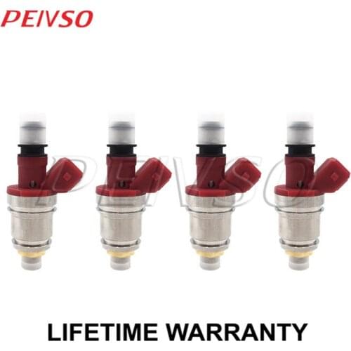 4x JS21-1 16600-86G00 16600-86G10 fuel injector for NISSAN D21 2.4L 1990-1994 Pickup 2.4L 1995